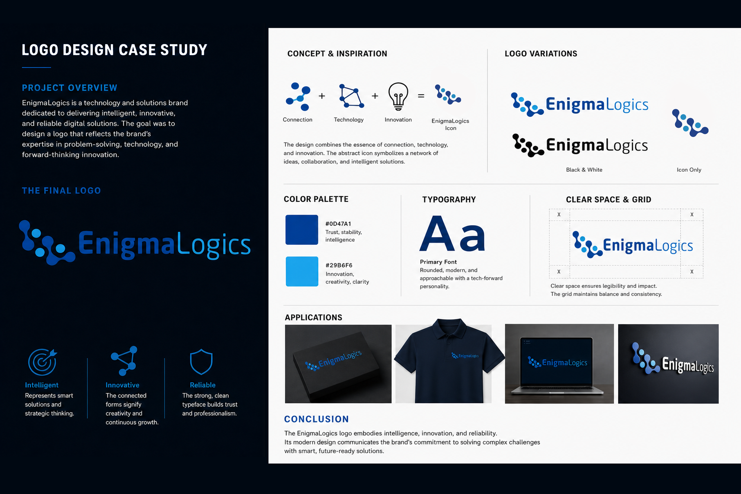 Enigma Logics Logo Design